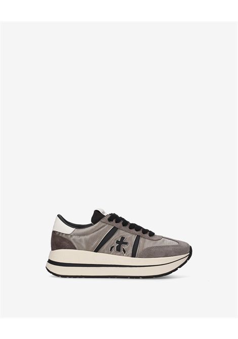 Premiata Bethcoin 8508 Sneaker in Grey Suede and Fabric Women's PREMIATA |  | BETHCOIN VAR8508